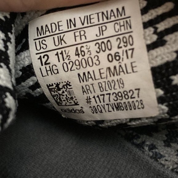 Adidas NMD R1 PK Primeknit Sashiko Zebra Black White Size US 12 Sneakers - Picture 12 of 12